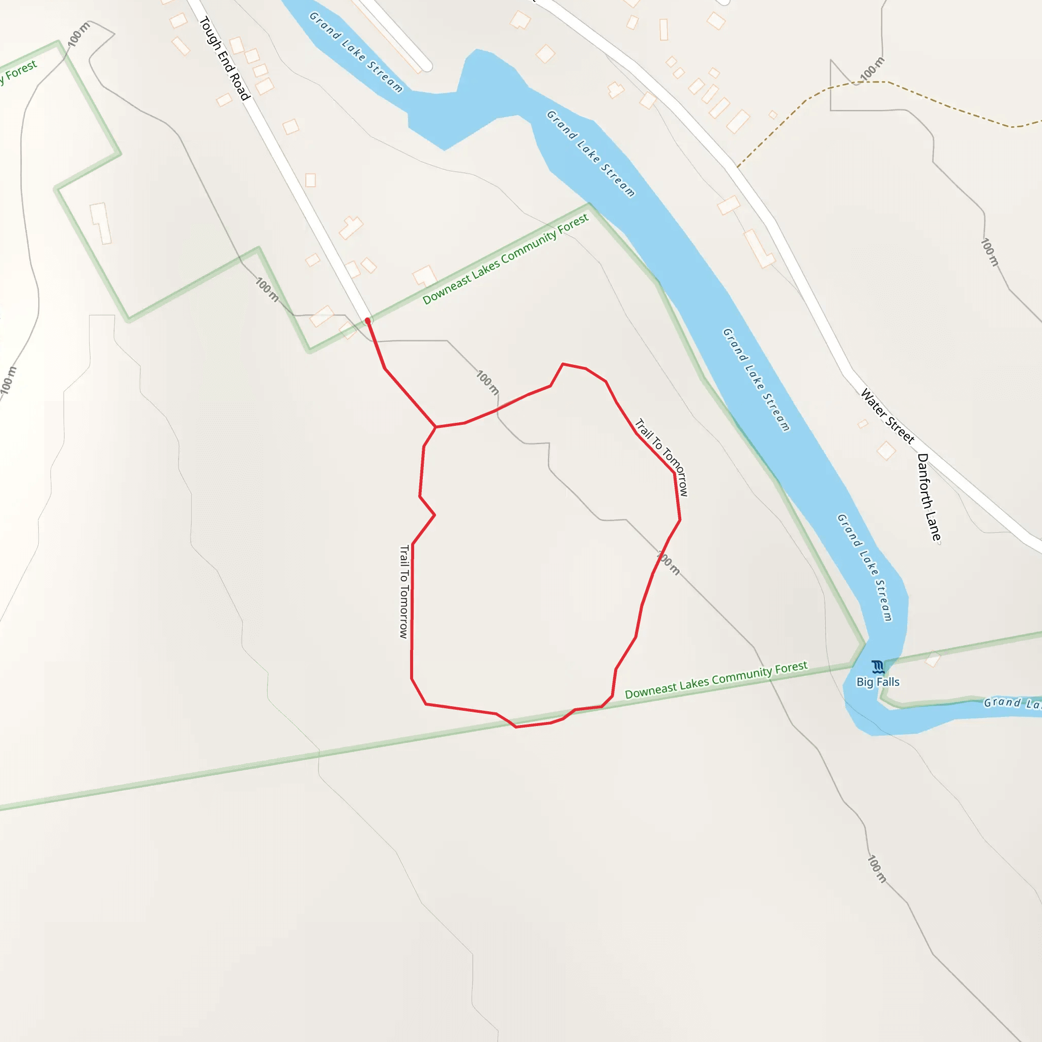 Trail to Tomorrow Loop mobile static map