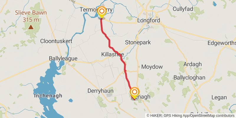 Royal Canal Greenway stage 6 Map