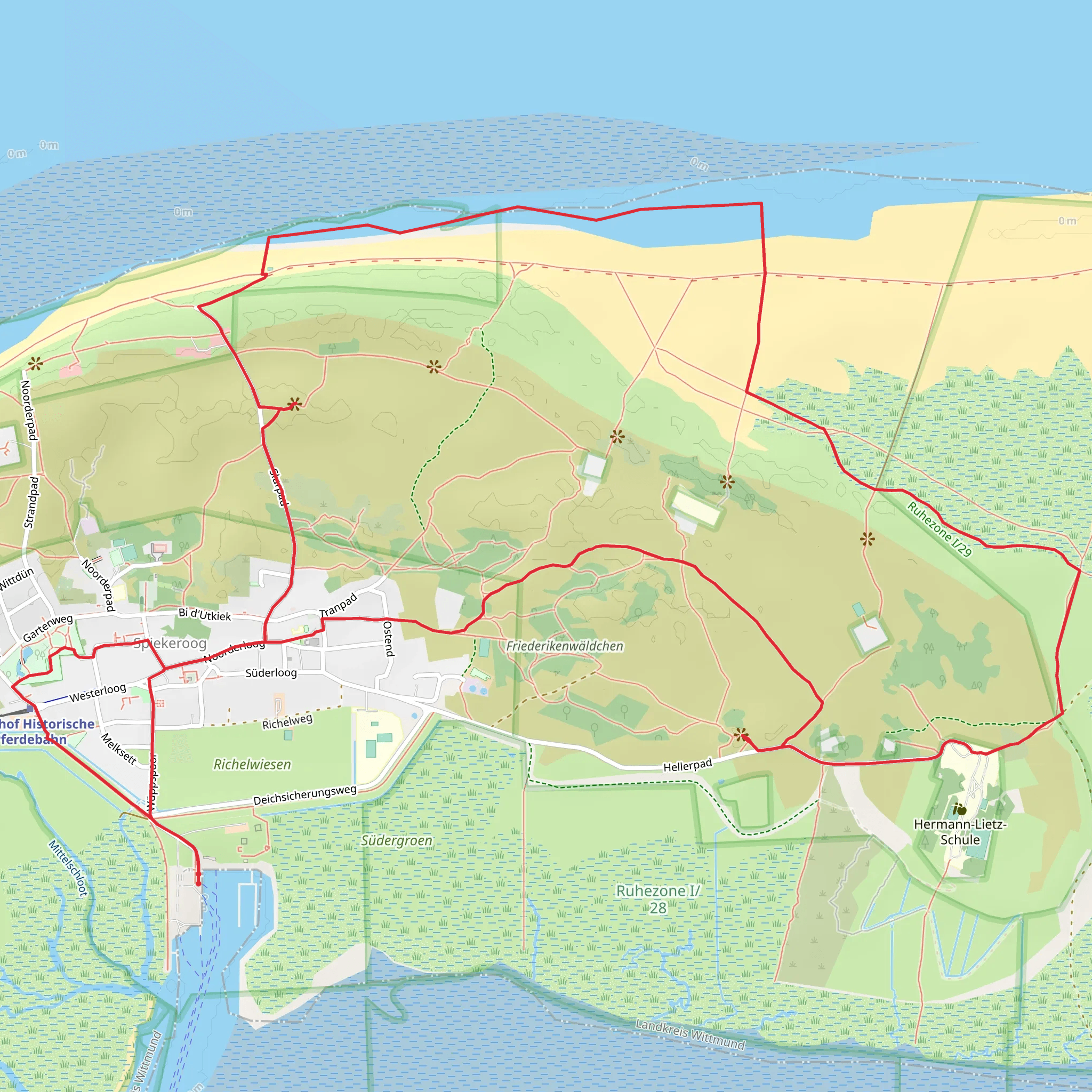 De Utkieker Loop mobile static map