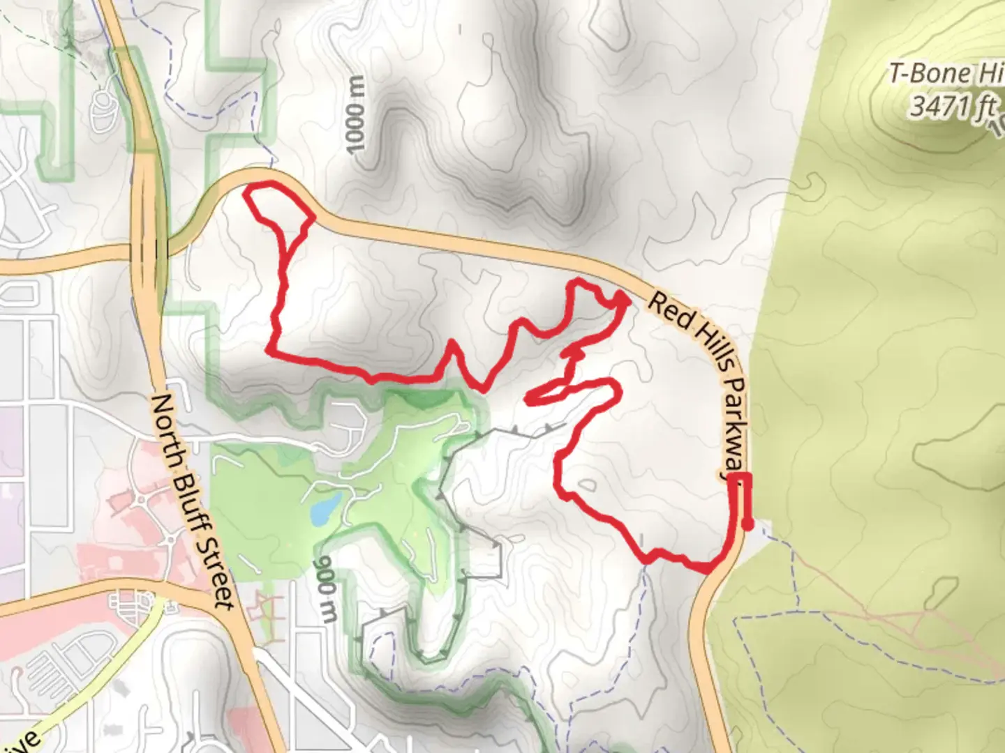 An image depicting the trail City Creek Trail and its surrounding area.