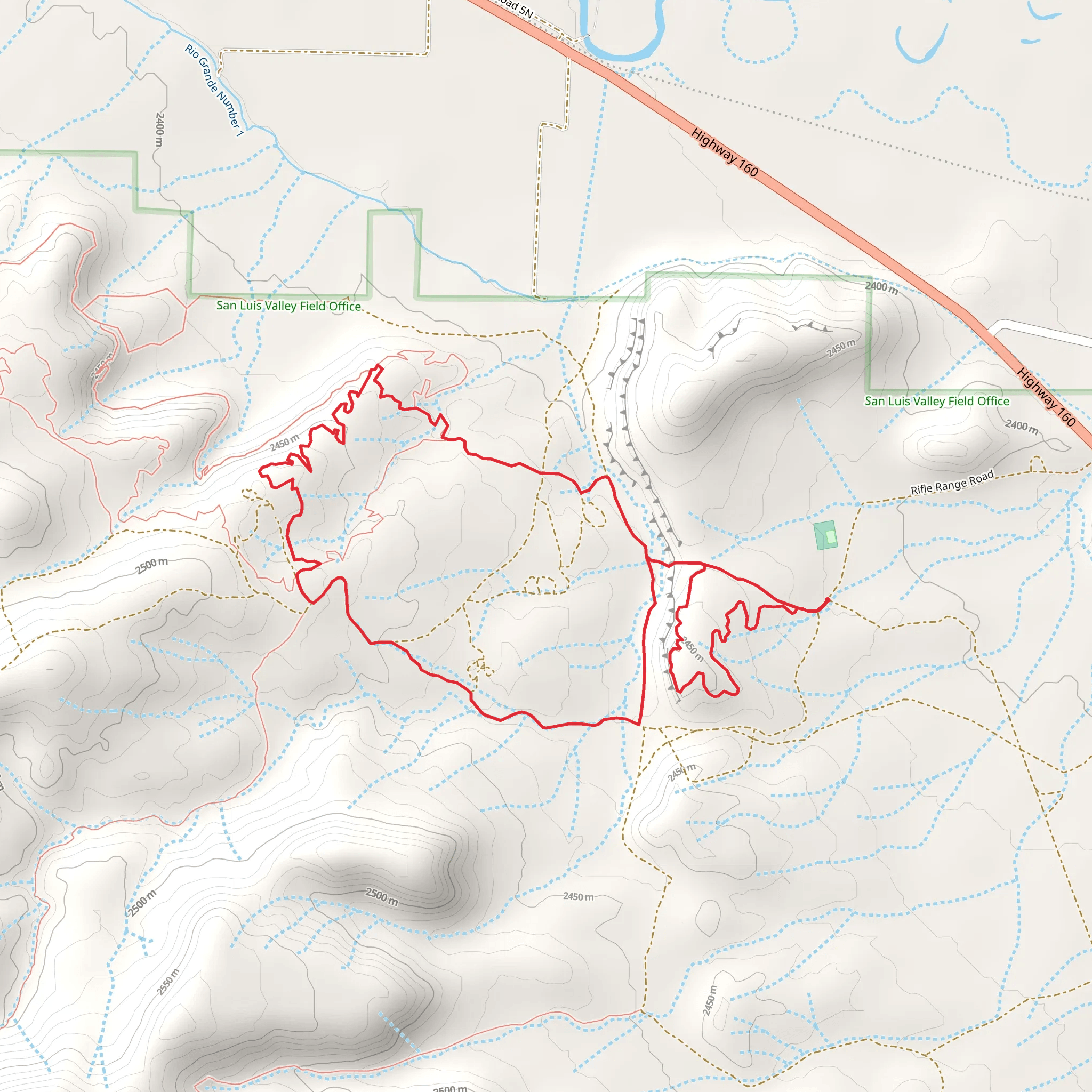 Jer's Lair and Vision Quest Loop mobile static map