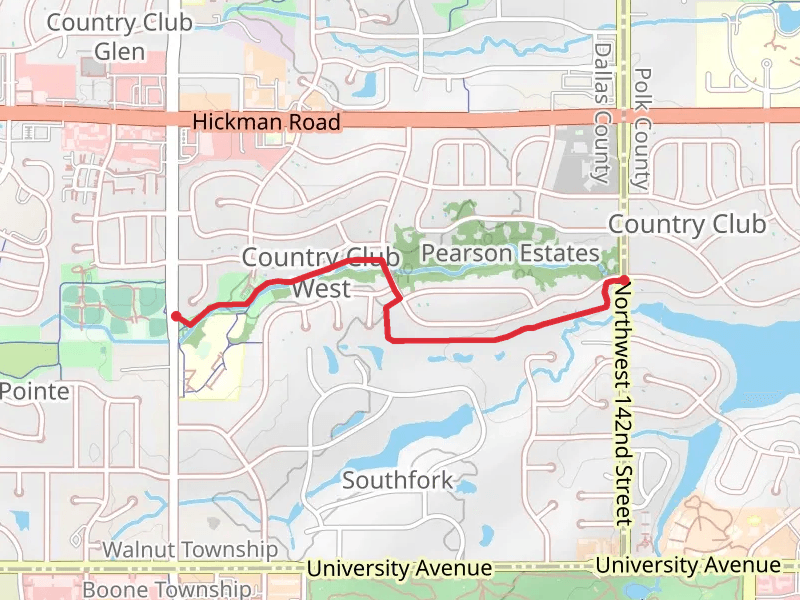 Clive Greenbelt Trail - Clive Lake