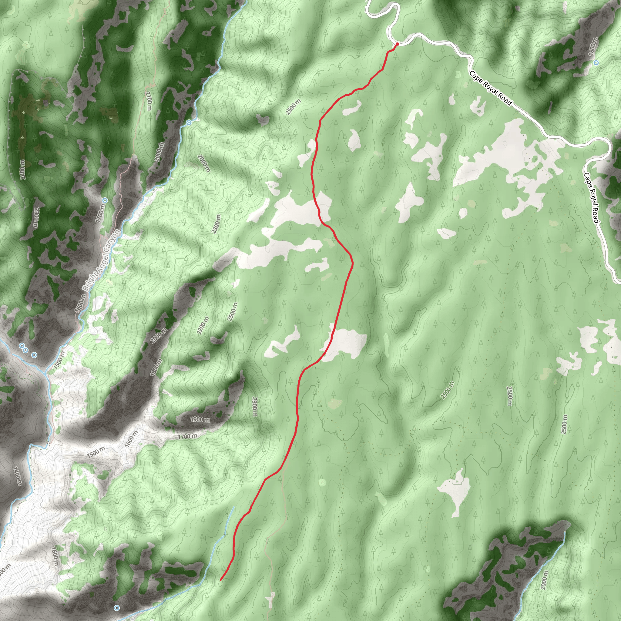 Komo Point Trail mobile static map