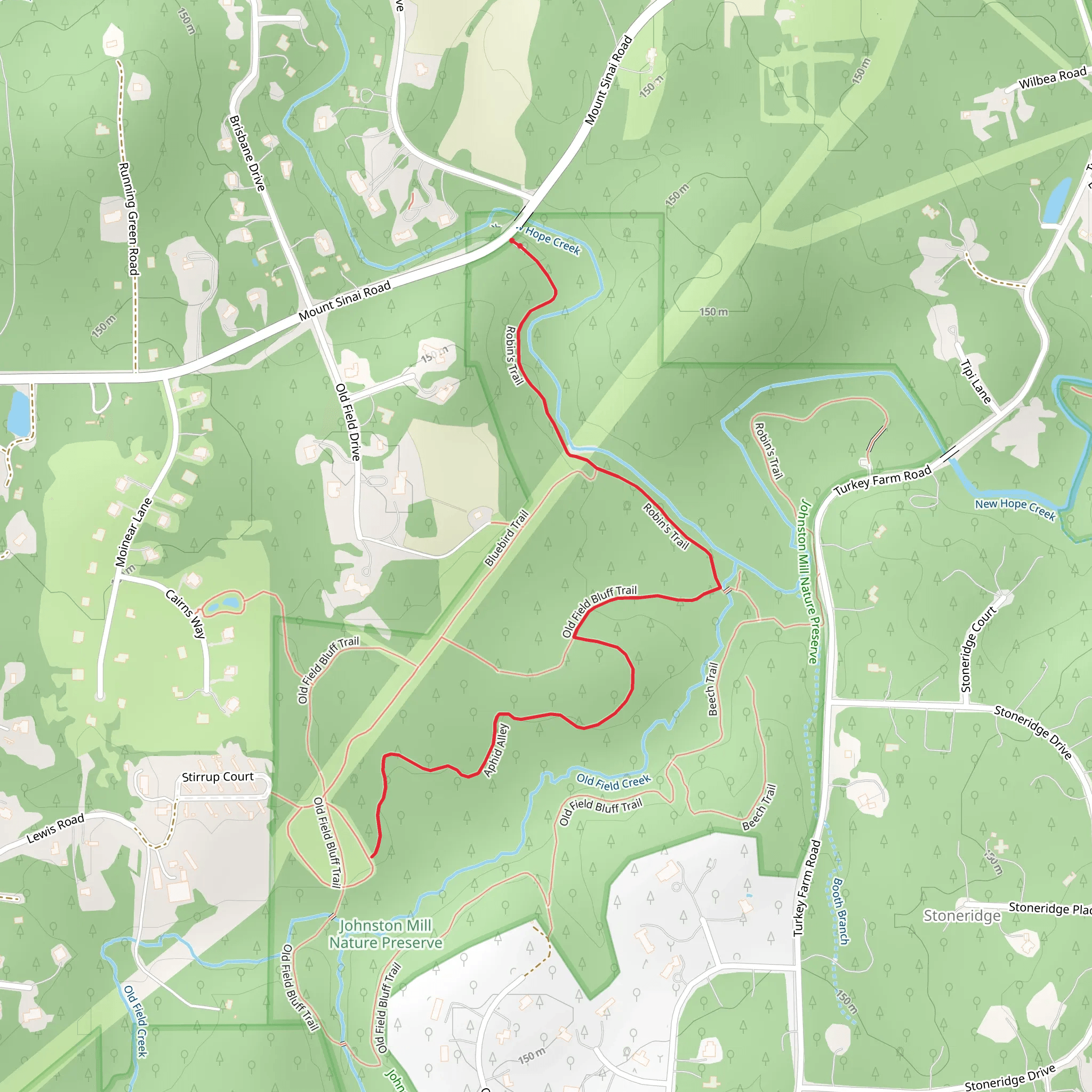 Aphid Alley Walk mobile static map