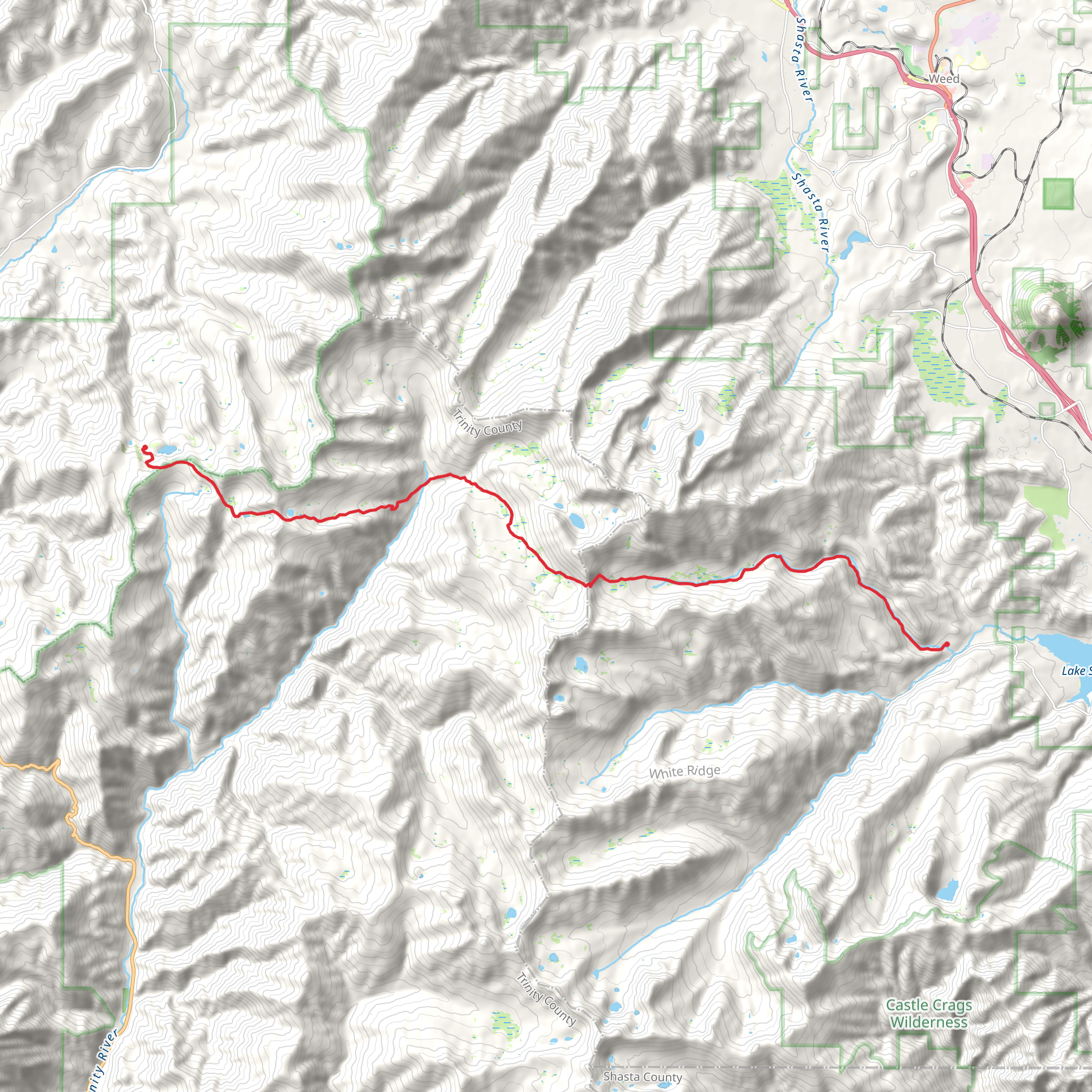 Sisson - Callahan via Fen Nature Trail mobile static map