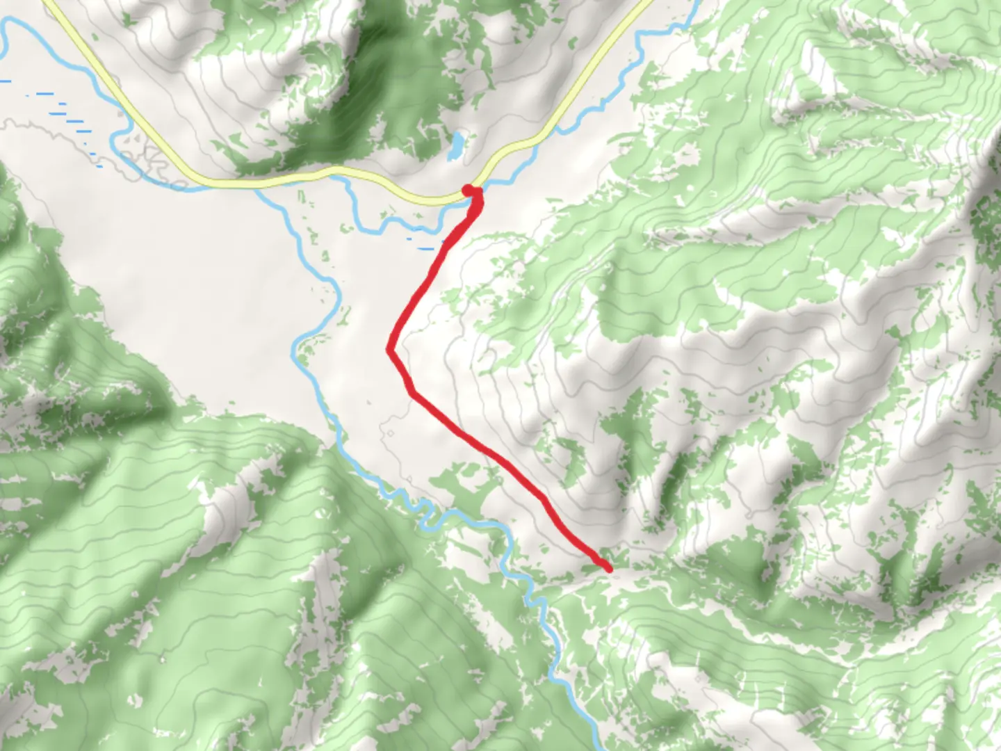 An image depicting the trail Specimen Ridge Trail and Lamar Valley Trail and its surrounding area.