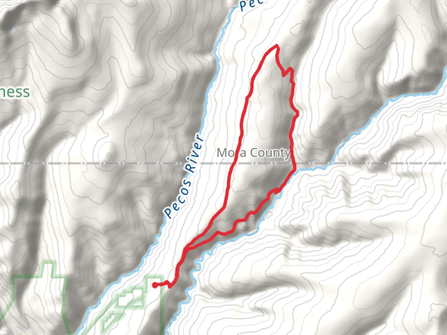 An image depicting the trail Hamilton Mesa Loop Trail and its surrounding area.