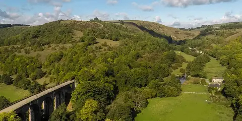 Cracknowl and The Monsal Trail from Bakewell