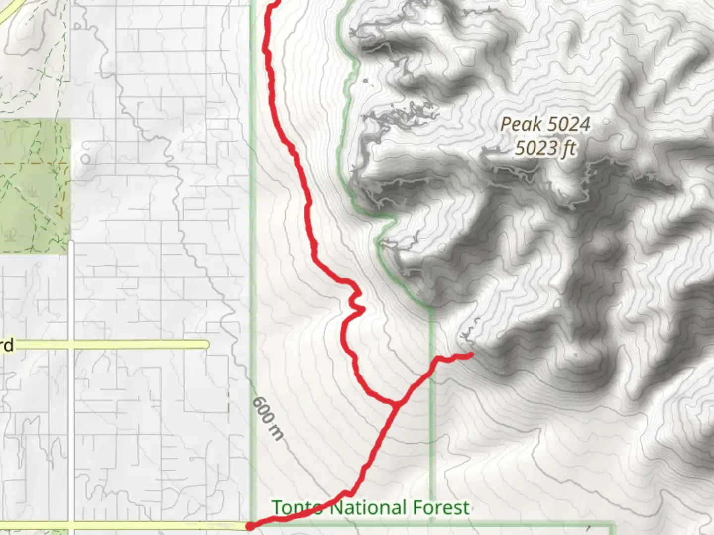 An image depicting the trail Jacob's Crosscut and Broadway Cave Trail and its surrounding area.