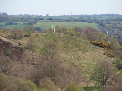 An image depicting the trail Park Hall Country Park and Hulme Quarry National Nature Reserve and its surrounding area.