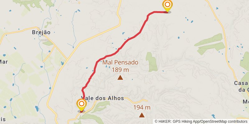 Rota Vincentina alt 6 Map