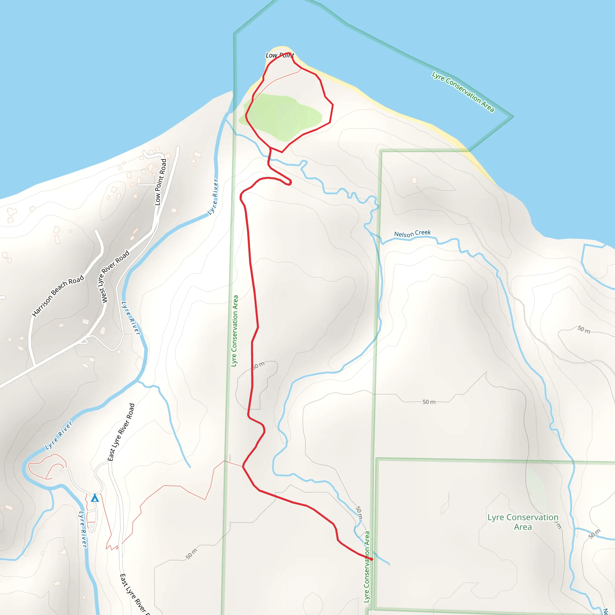 Gettysburg Ranch Loop mobile static map