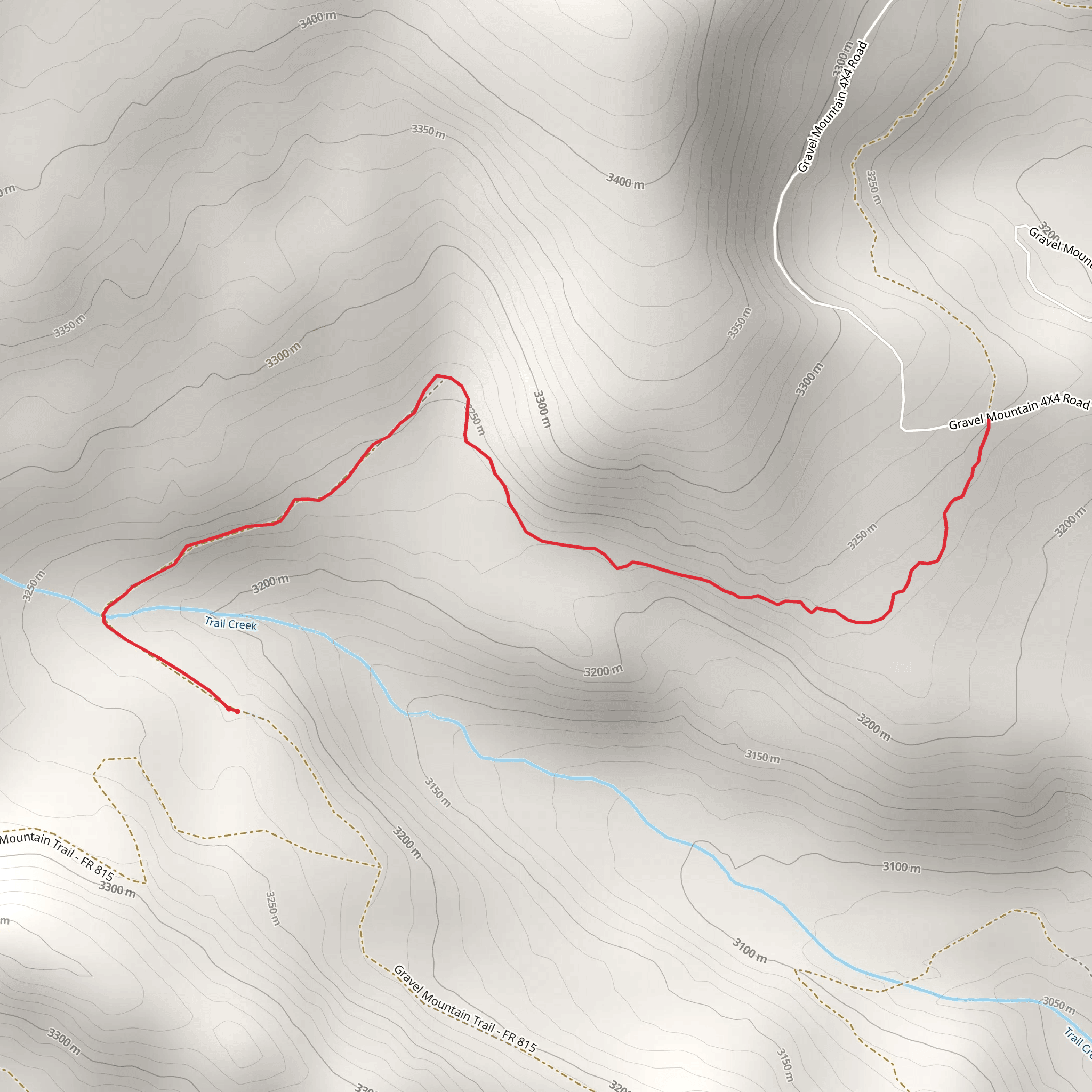 Camway Trail mobile static map