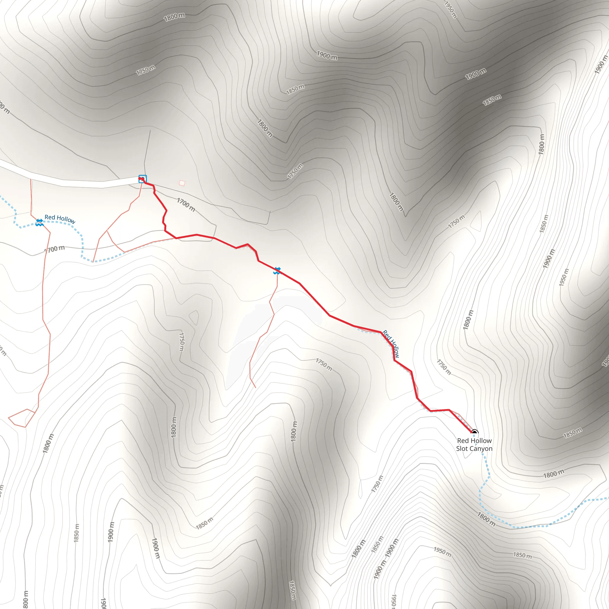 Red Hollow mobile static map