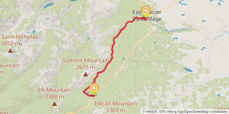 Continental Divide Trail - Montana And Idaho stage 78 Map