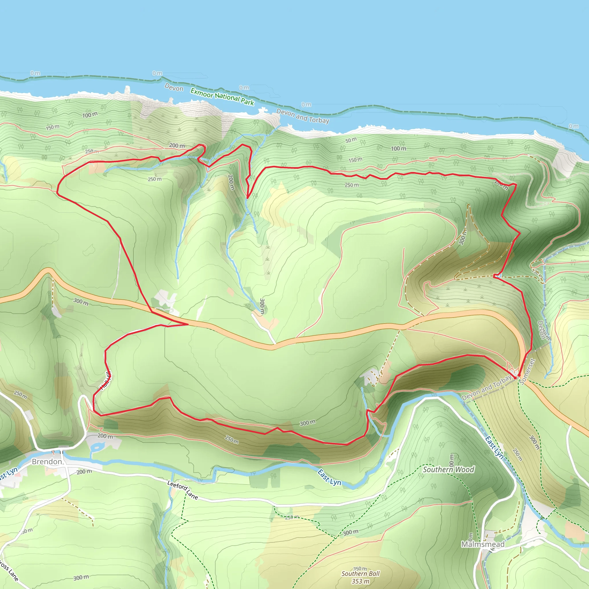 Sister's Fountain Walk mobile static map