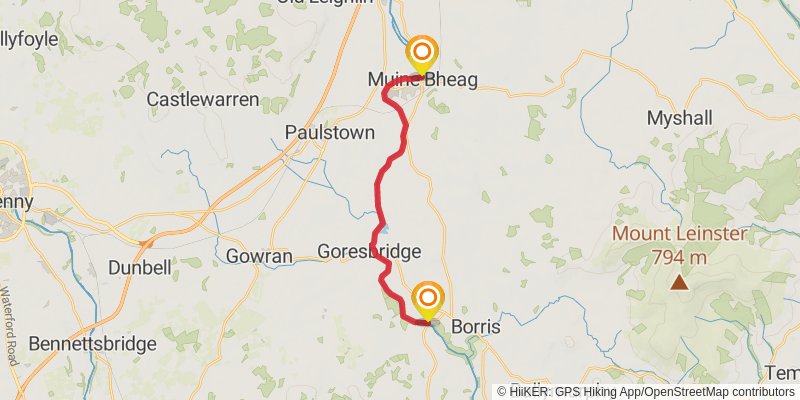 Barrow Way stage 5 Map