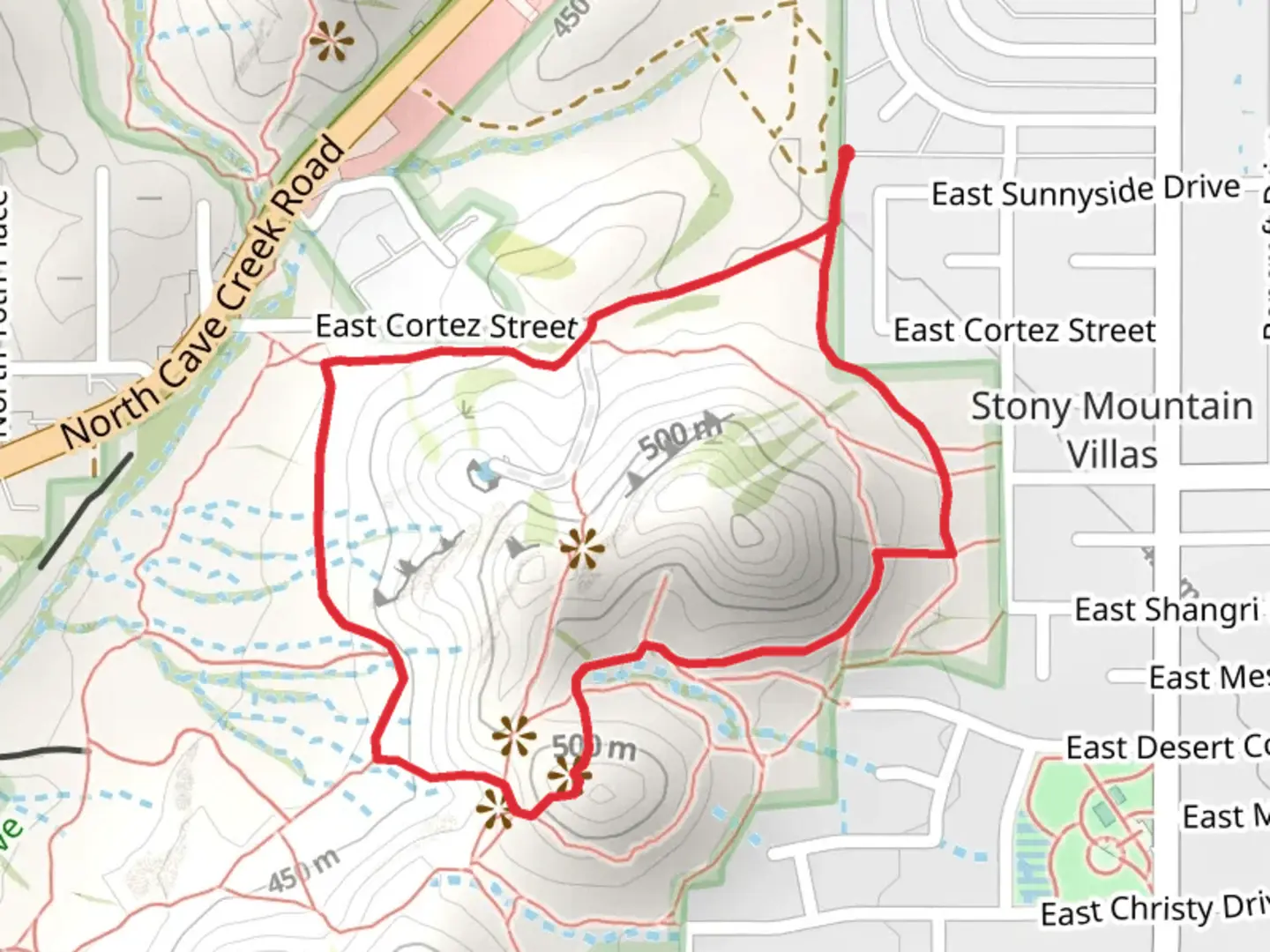 An image depicting the trail Charles M Christiansen Trail and Trail 100B Loop and its surrounding area.