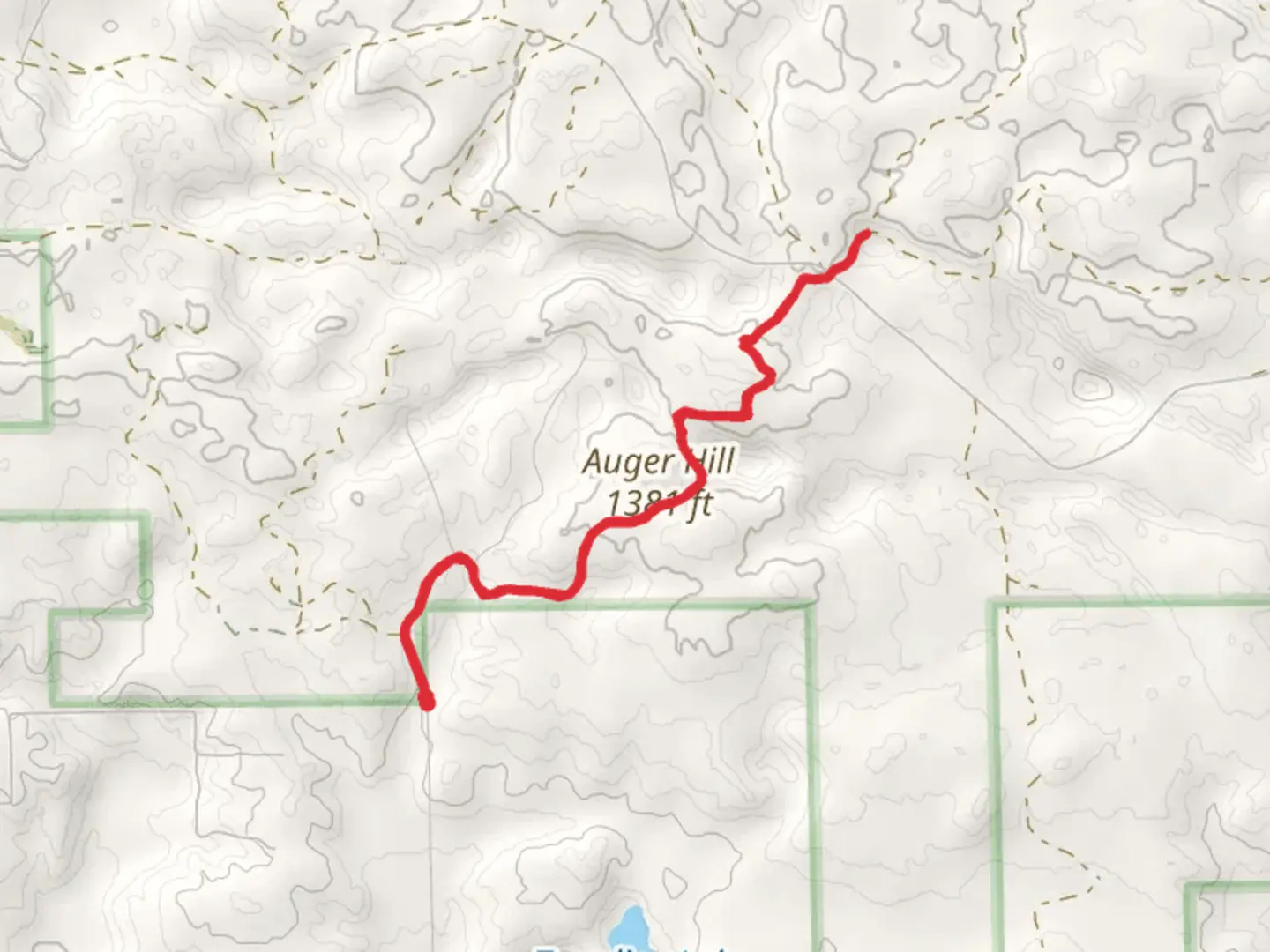 An image depicting the trail Mack - Lupton Trail and its surrounding area.