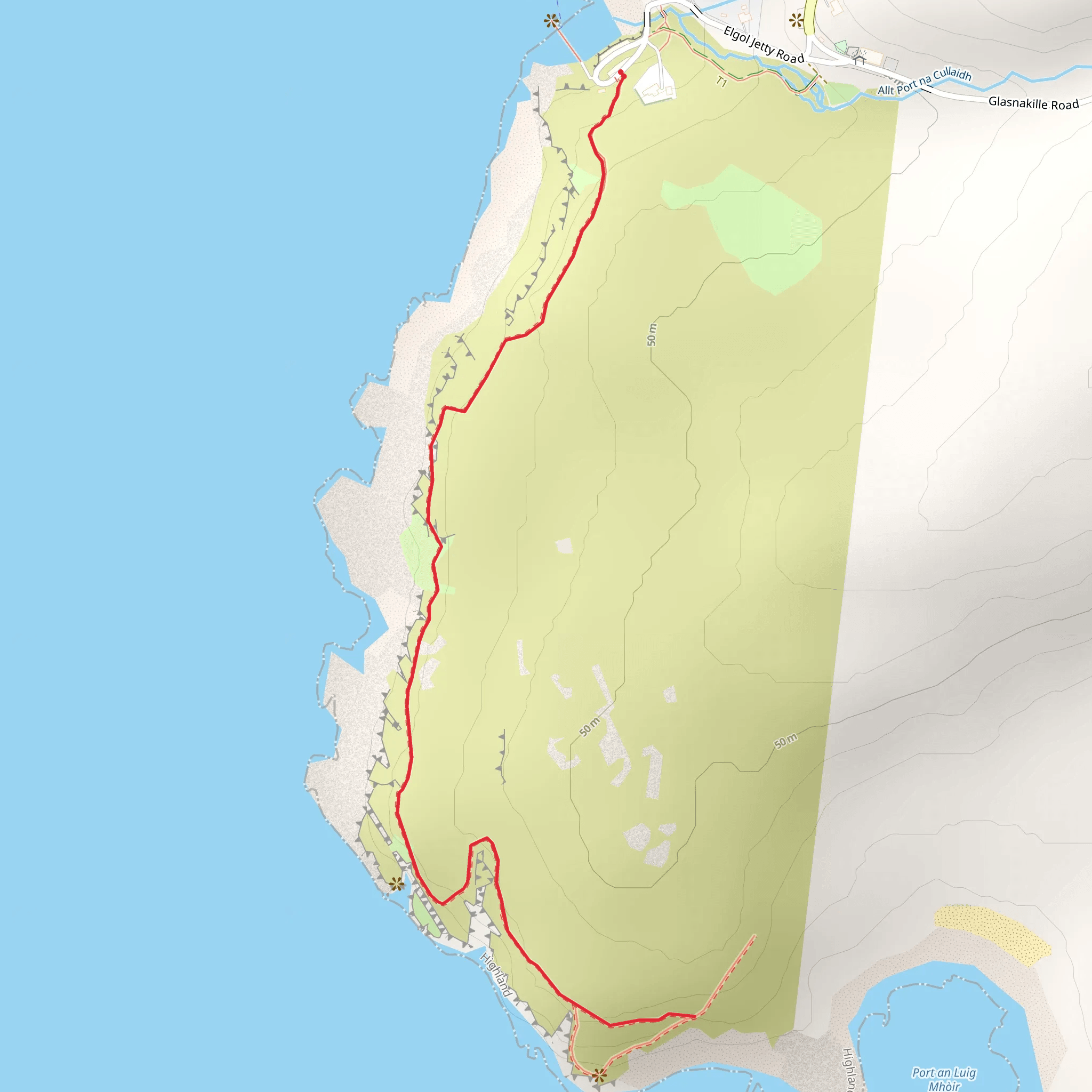 Prince Charles' Cave Walk mobile static map
