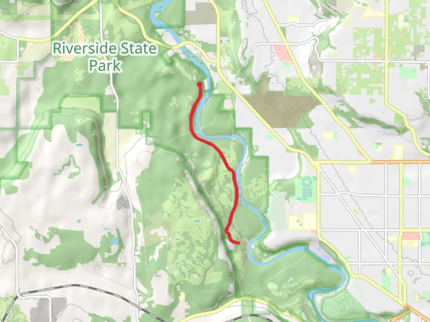 An image depicting the trail Centennial Trail and its surrounding area.