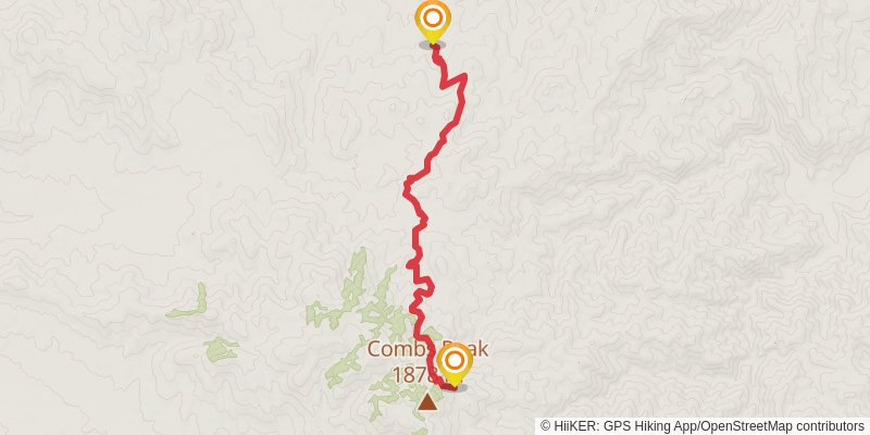 Pacific Crest Trail - Southern California stage 12 Map