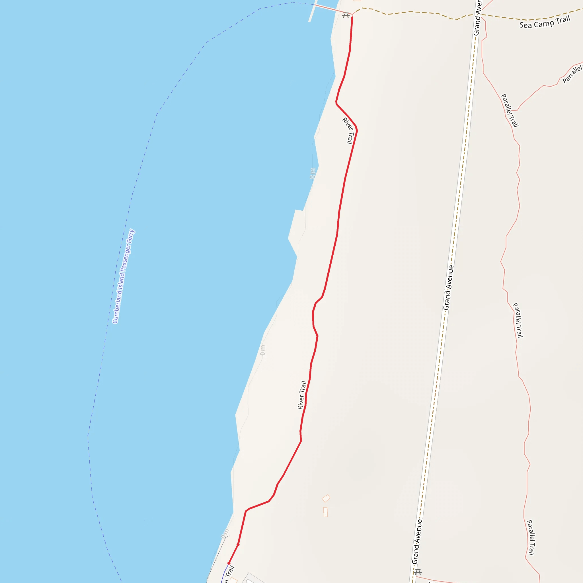 River Trail mobile static map