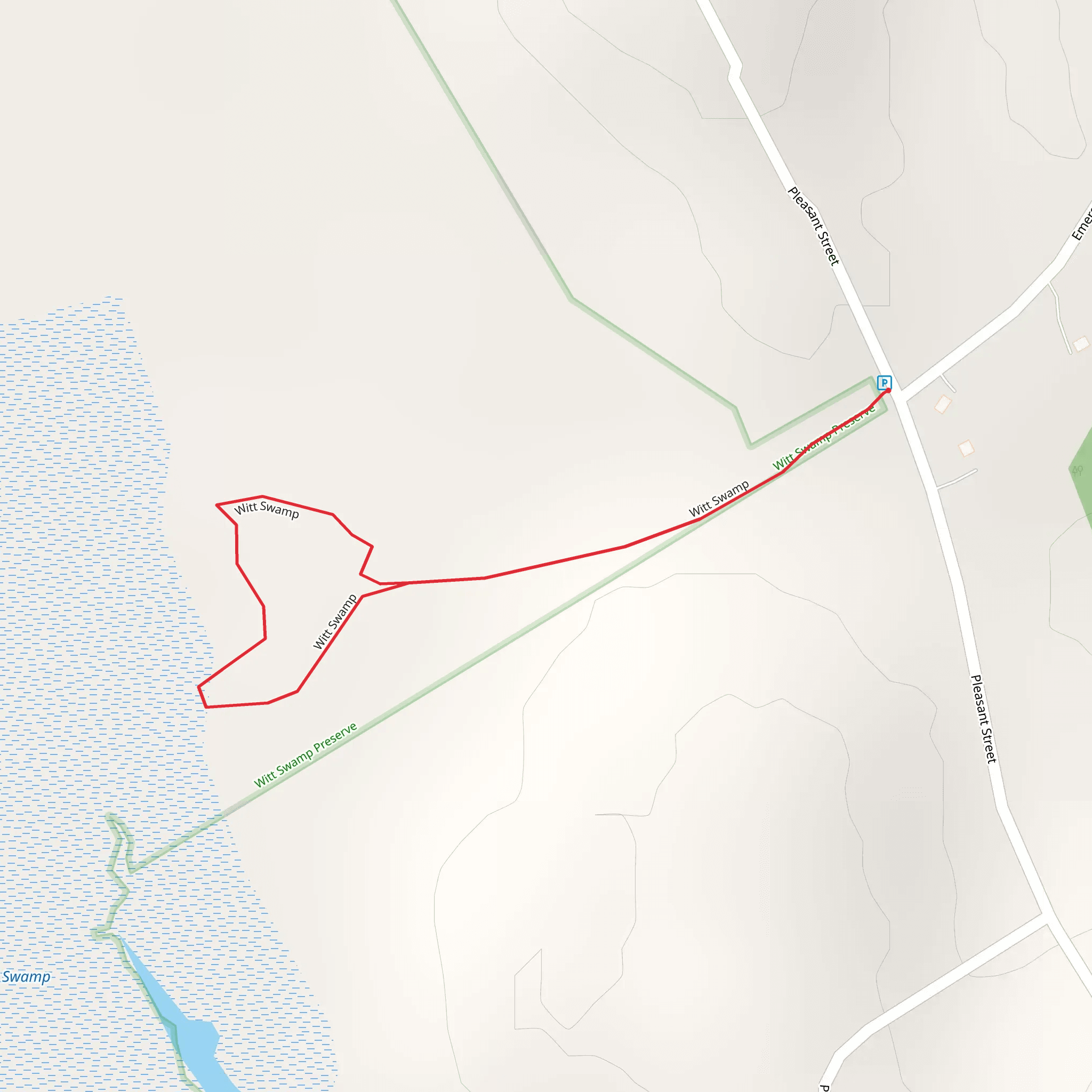 Witt Swamp Loop mobile static map