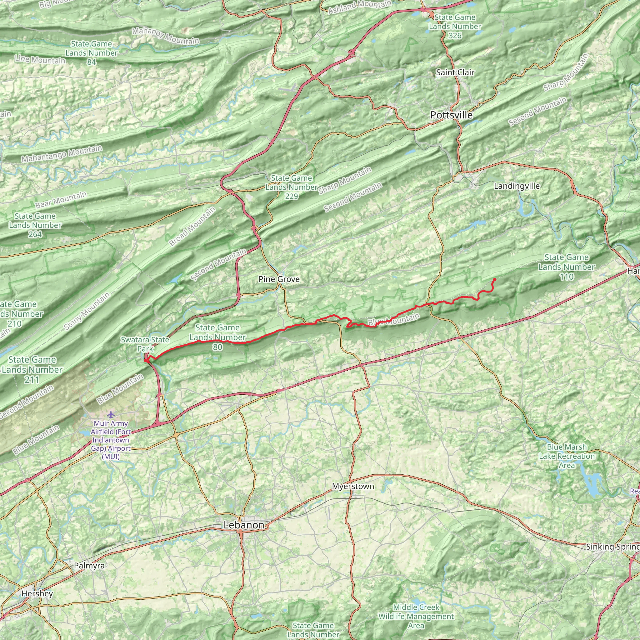 Hertein Campsite mobile static map