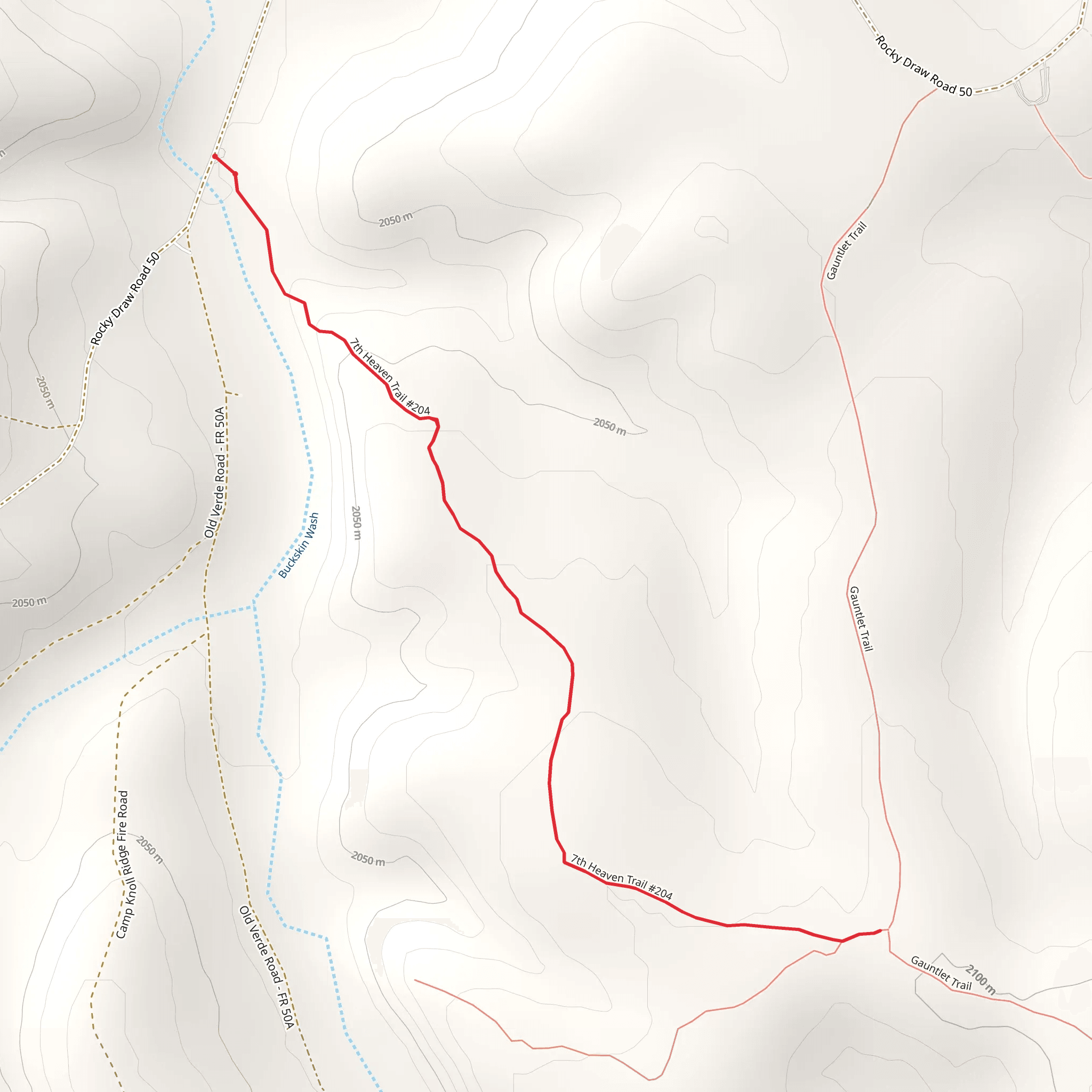 7th Heaven Trail mobile static map