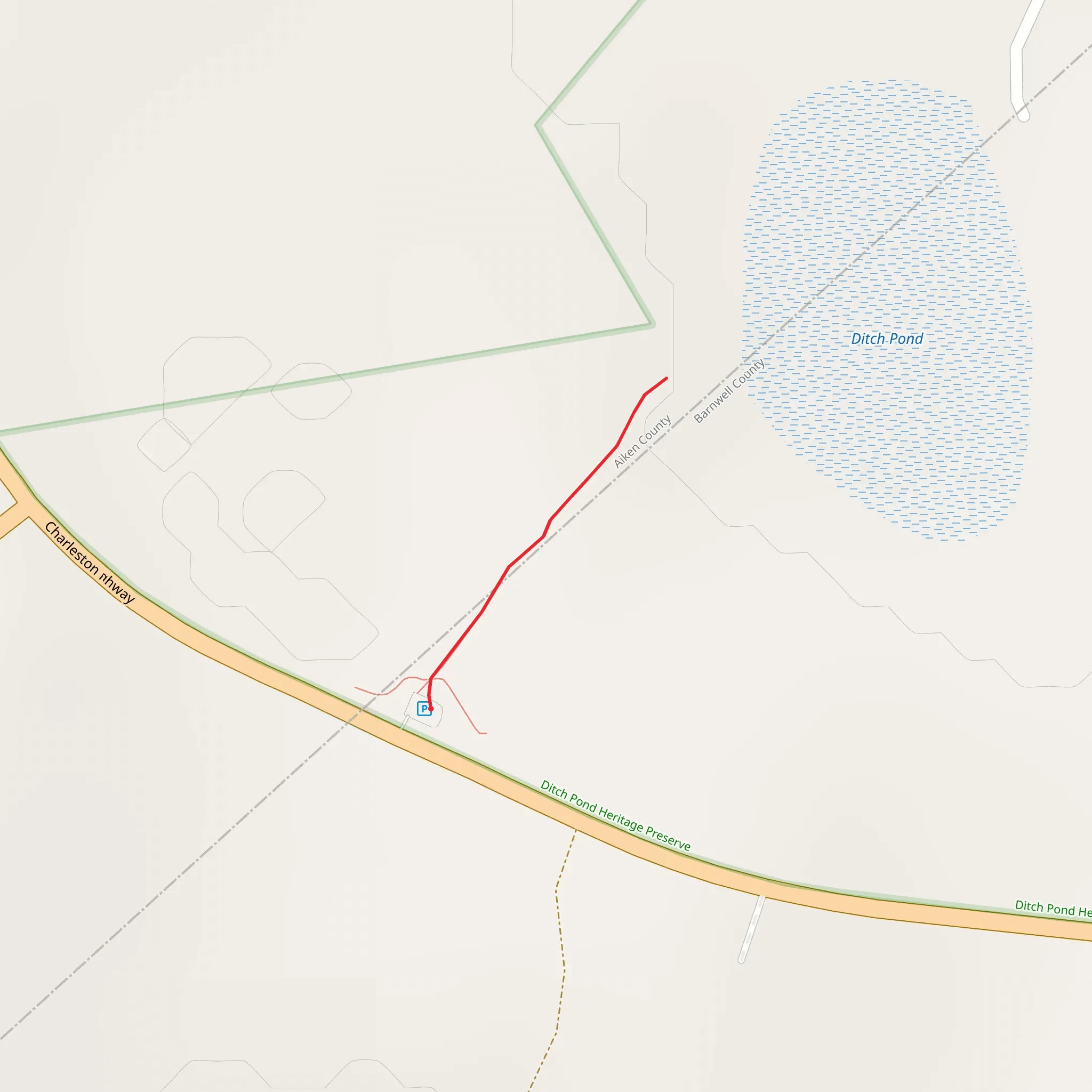 Ditch Pond Overlook mobile static map