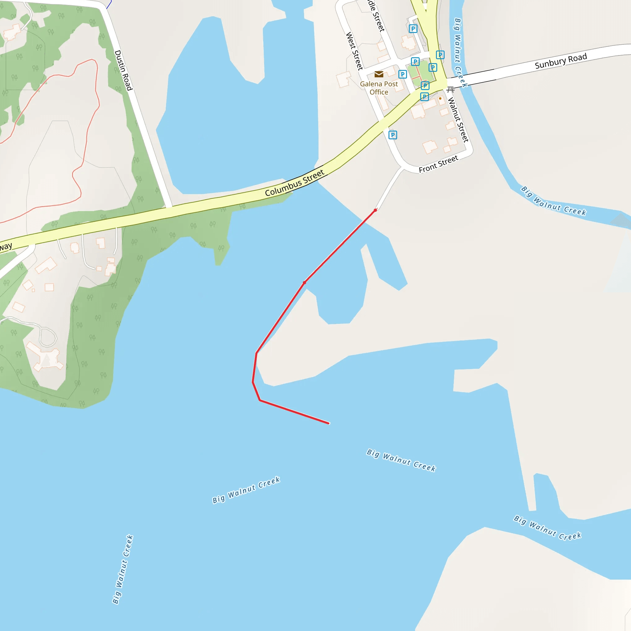 Front Street mobile static map