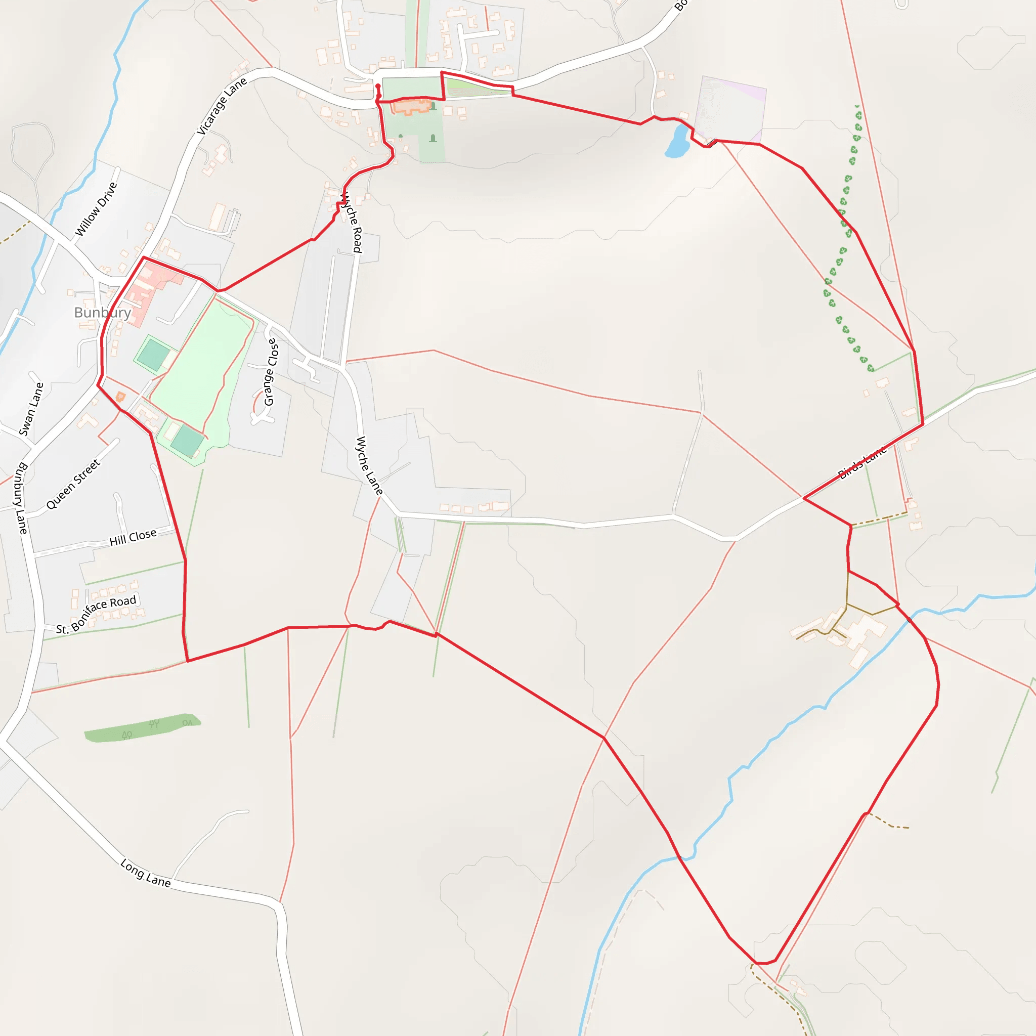 Bunbury Loop mobile static map
