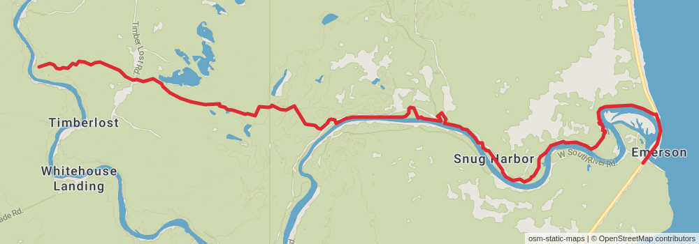 American Perimeter Trail - North Country Primary stage 85 Map