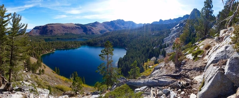 Tj Lake and Barret Lake from Lake George Campground