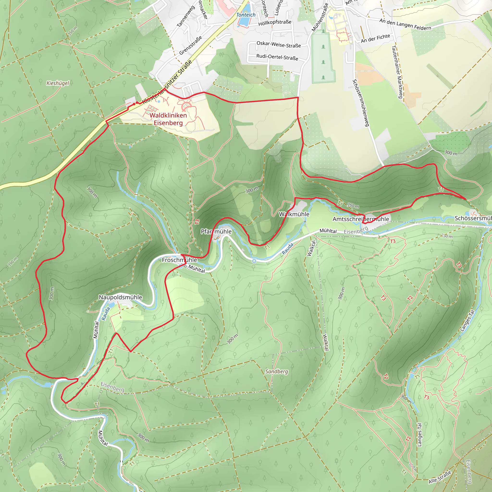 Sommerfrische Weg mobile static map