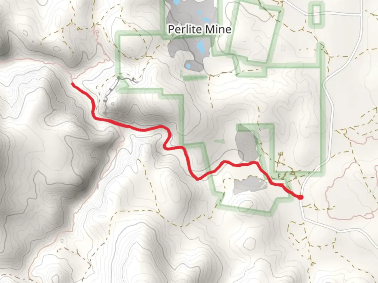 An image depicting the trail Arnett Canyon Trail and its surrounding area.