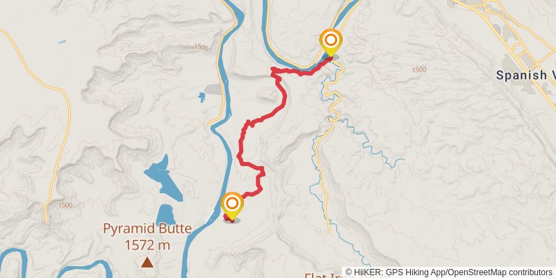 Hayduke Trail alt 2 Map