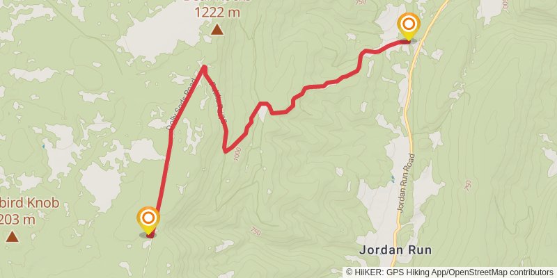 American Discovery Trail North Route stage 30 Map