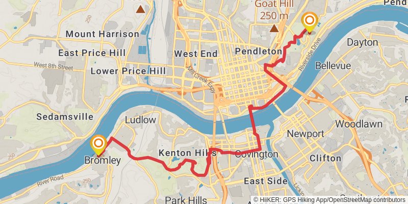 American Discovery Trail North Route stage 86 Map
