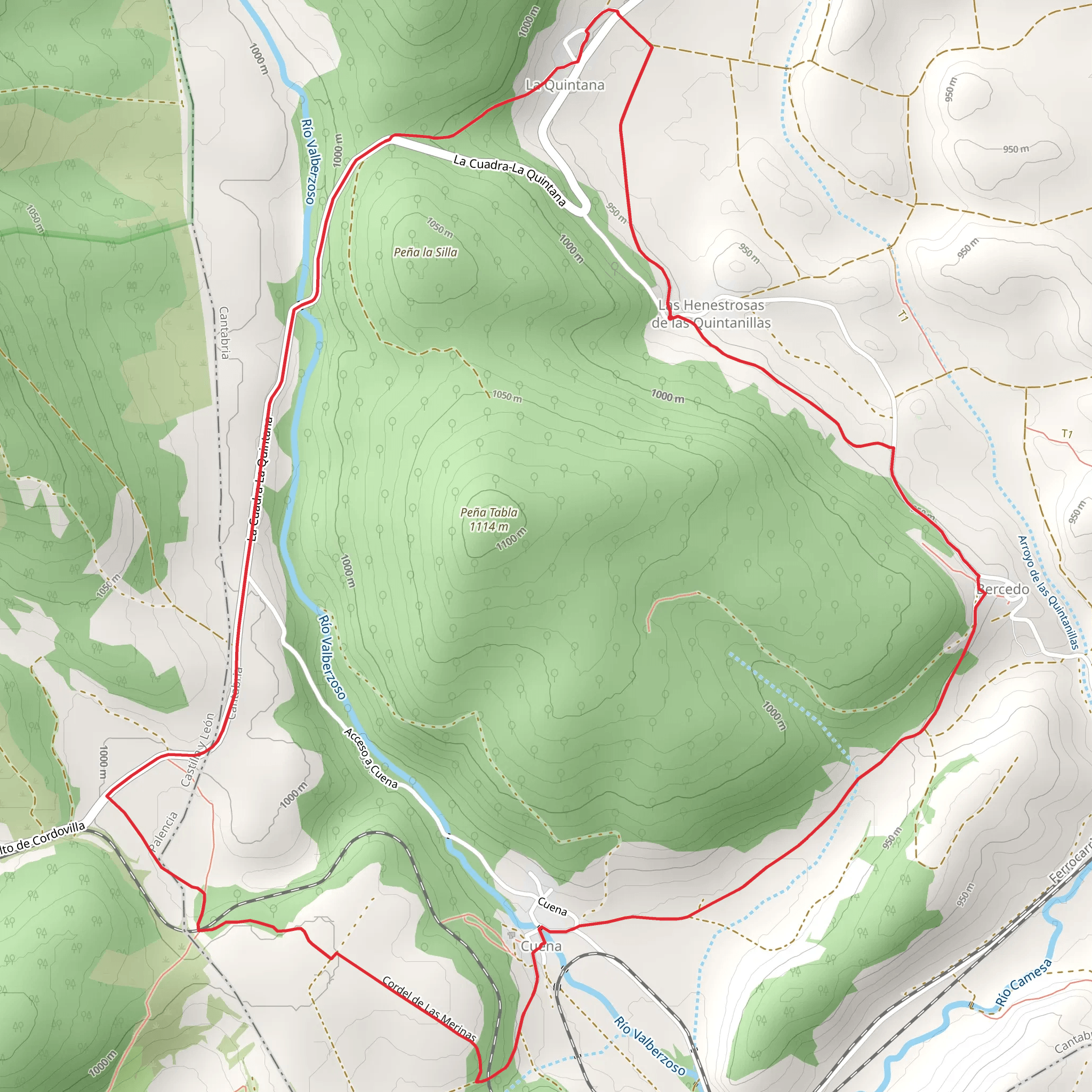 Route of the Henestrosas to Market PR S 35 mobile static map