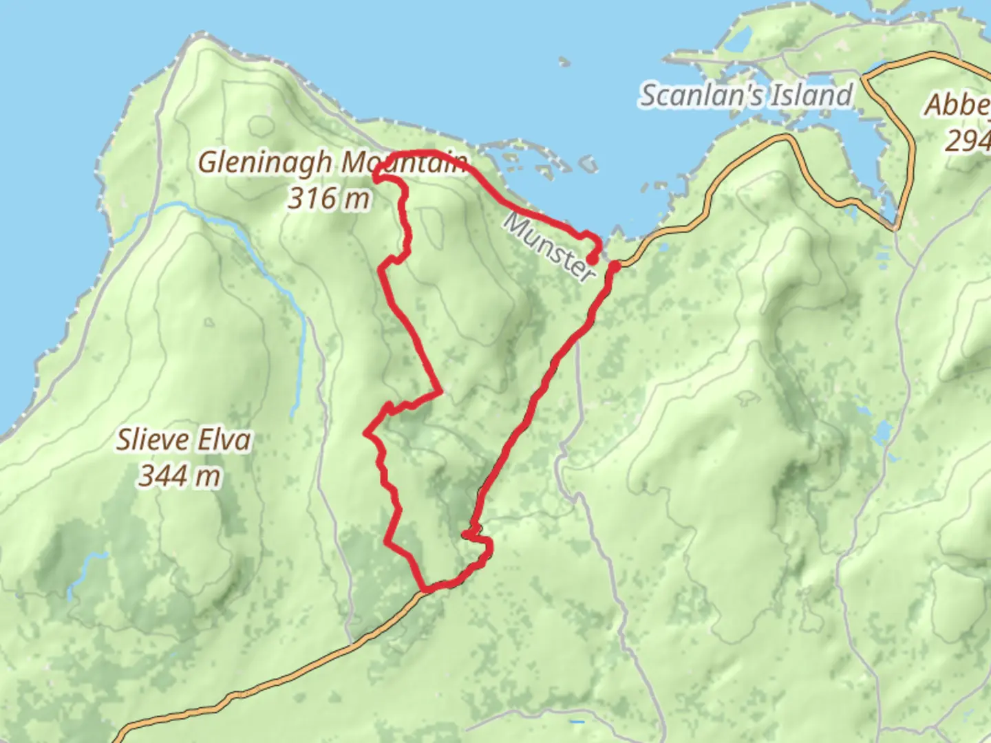An image depicting the trail Clare Burren HM and its surrounding area.