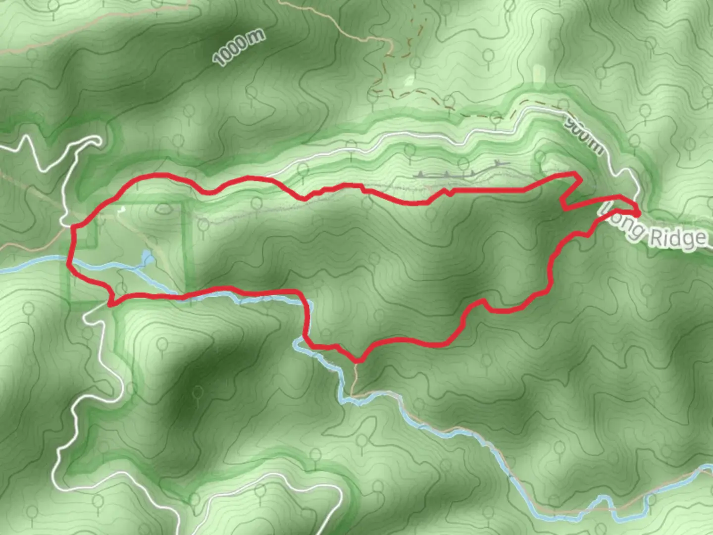An image depicting the trail N Harper Creek Falls and Little Lost Cove Cliffs Loop and its surrounding area.