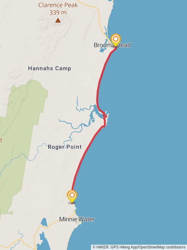 Brooms Head to Illaroo Track Clarence Valley New South Wales