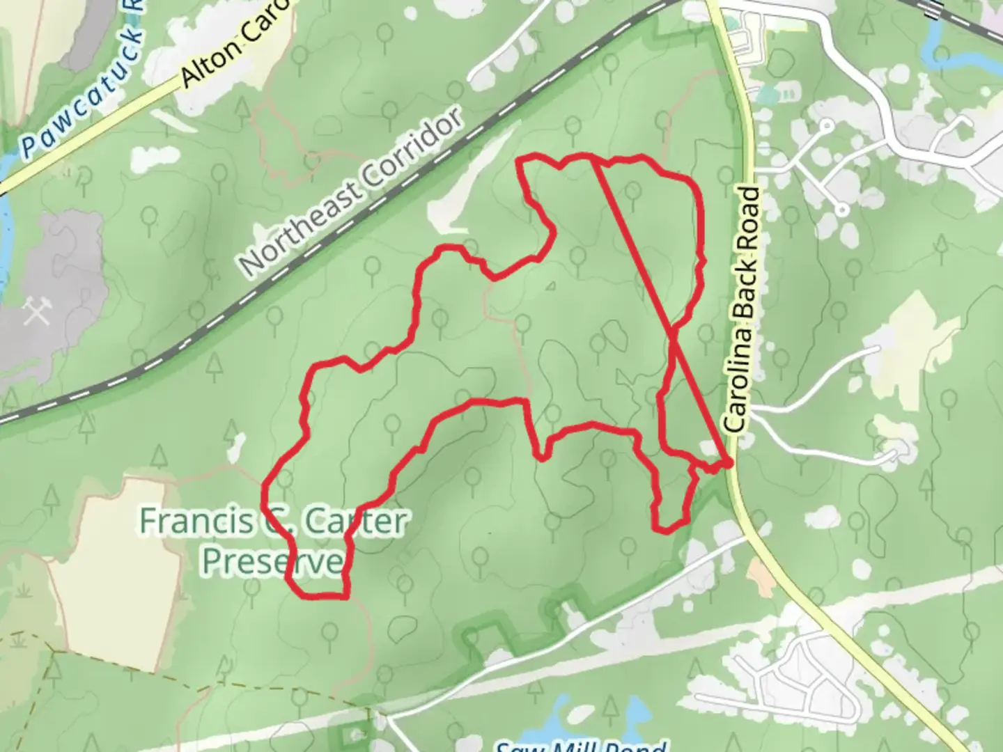 An image depicting the trail Morraine - Old Pasture Loop Trail and its surrounding area.
