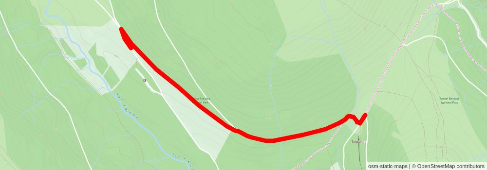 The High Peaks of the Brecon Beacons stage 2 Map