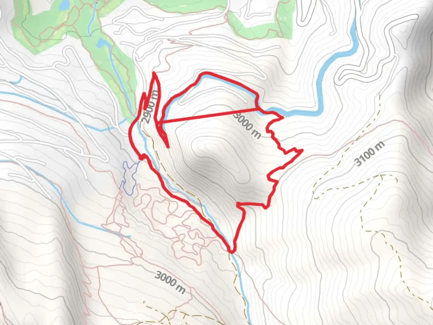 An image depicting the trail ZL and Traylor Way Loop Trail and its surrounding area.