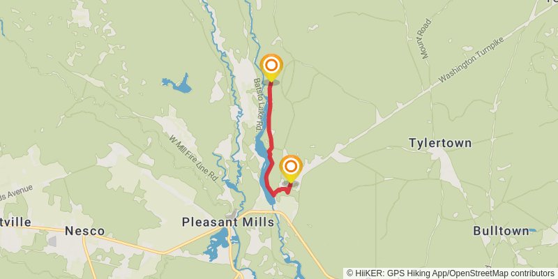 Batona Trail alt 1 Map