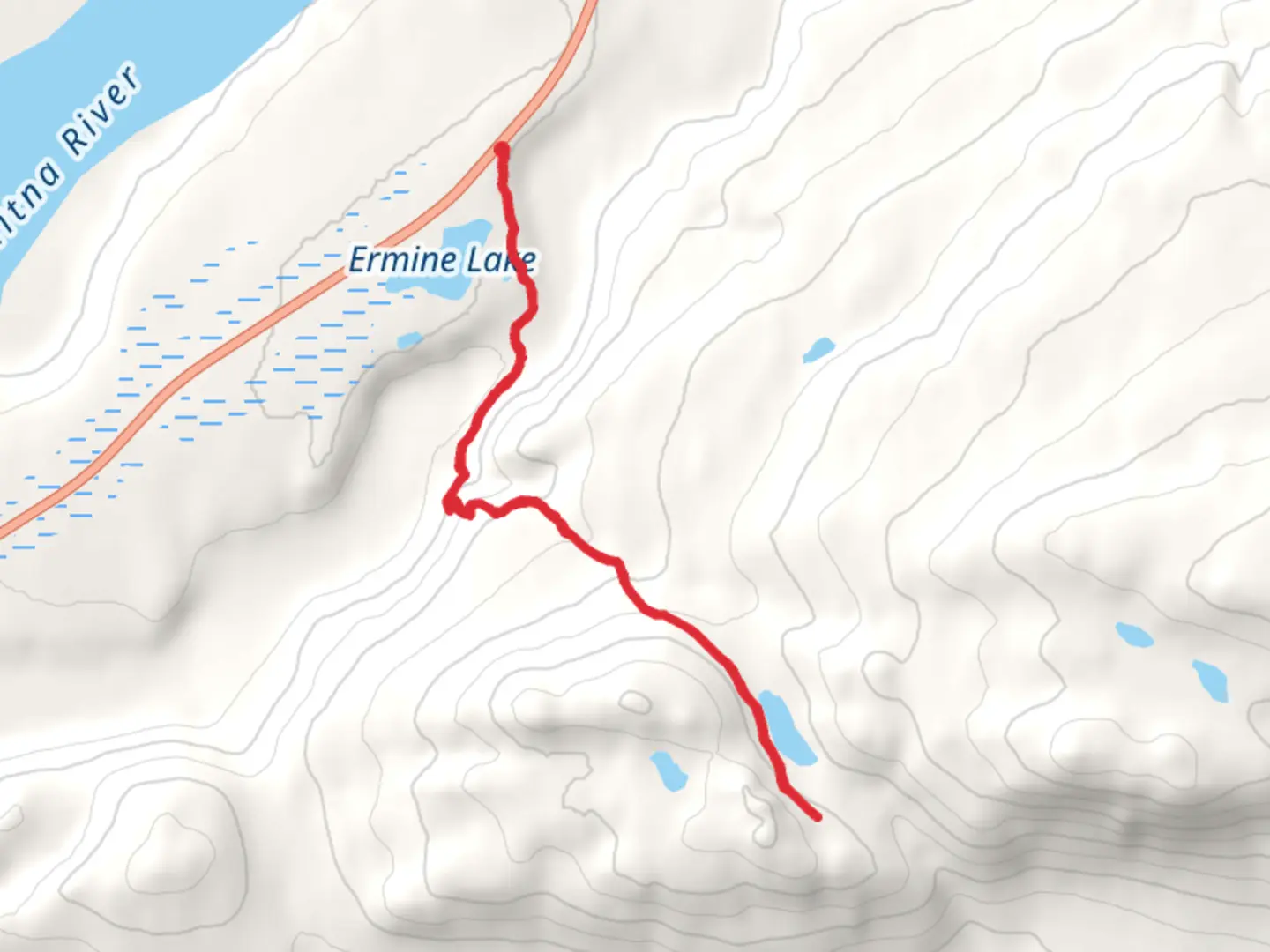 An image depicting the trail Ermine Hill Trail and its surrounding area.