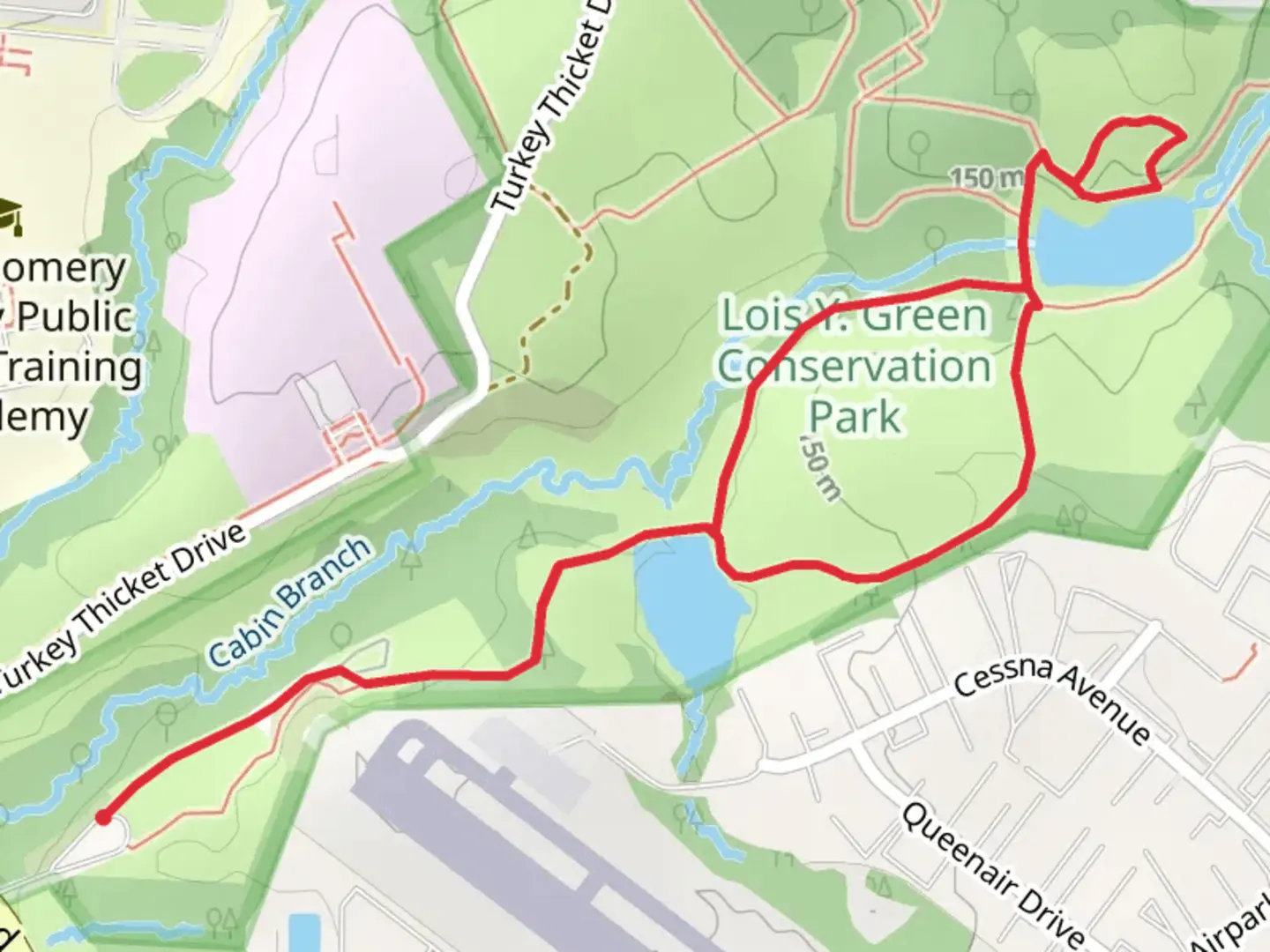 An image depicting the trail Butterfly Trail and Two Pond Loop and its surrounding area.
